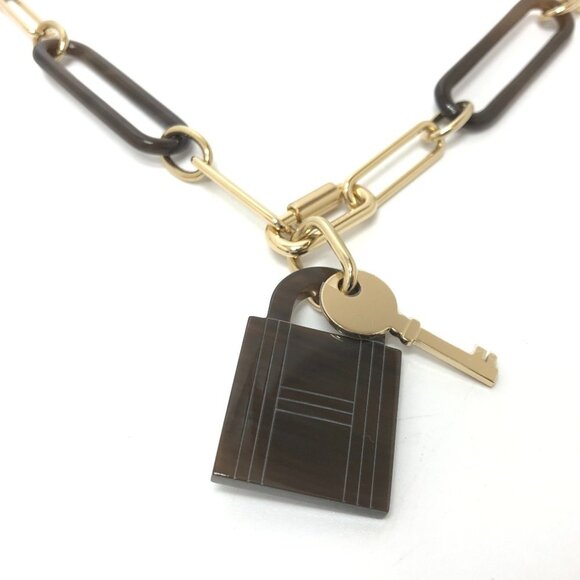 HERMES Brown Necklace - Picture 1 of 9
